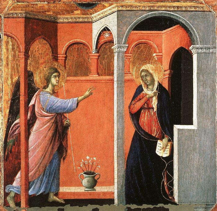 Duccio di Buoninsegna Annunciation China oil painting art